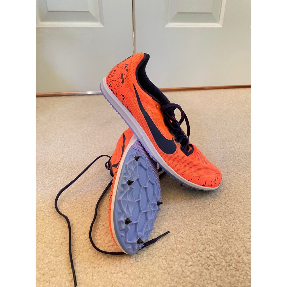 NWOT Nike Women's, Zoom Rival D 10 907566-800 Size 8.5, Track Shoes, Orange - Picture 5 of 5